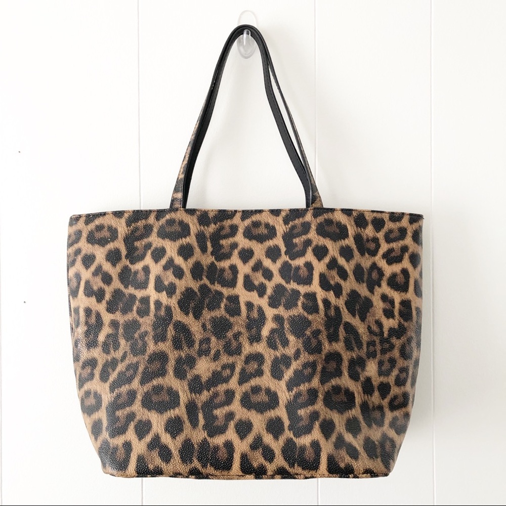 Chico’s Leopard Print Shimmer Tote